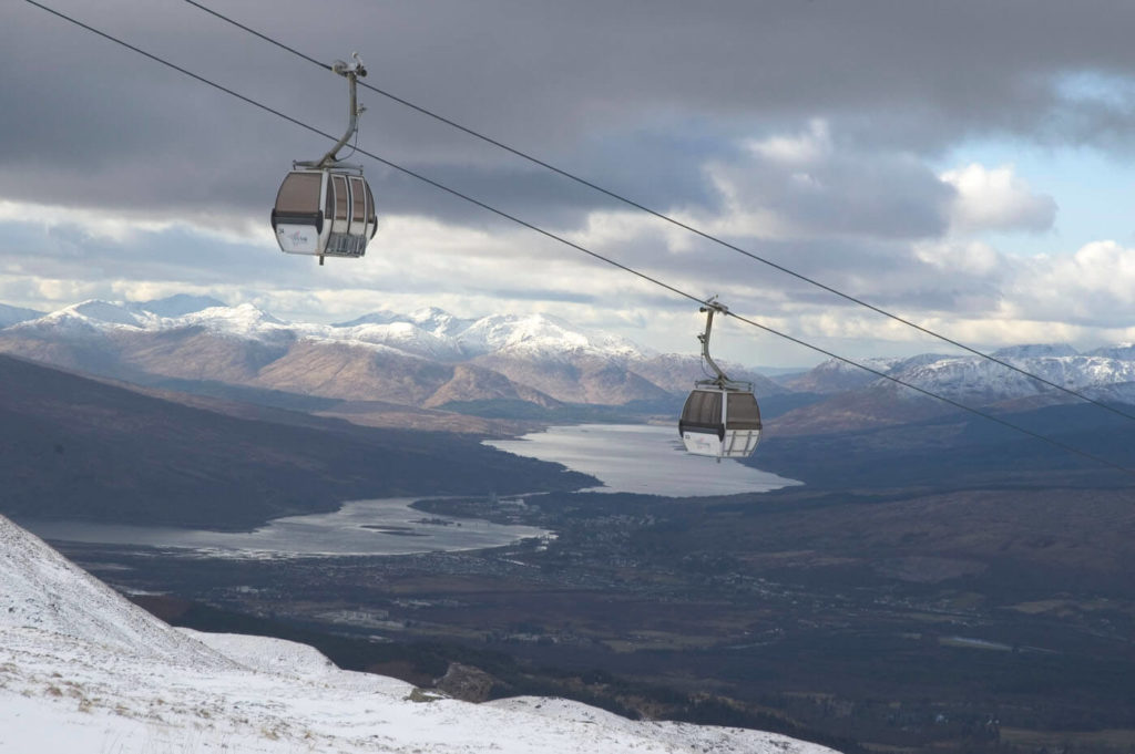 Cable Cars at the Nevis Range