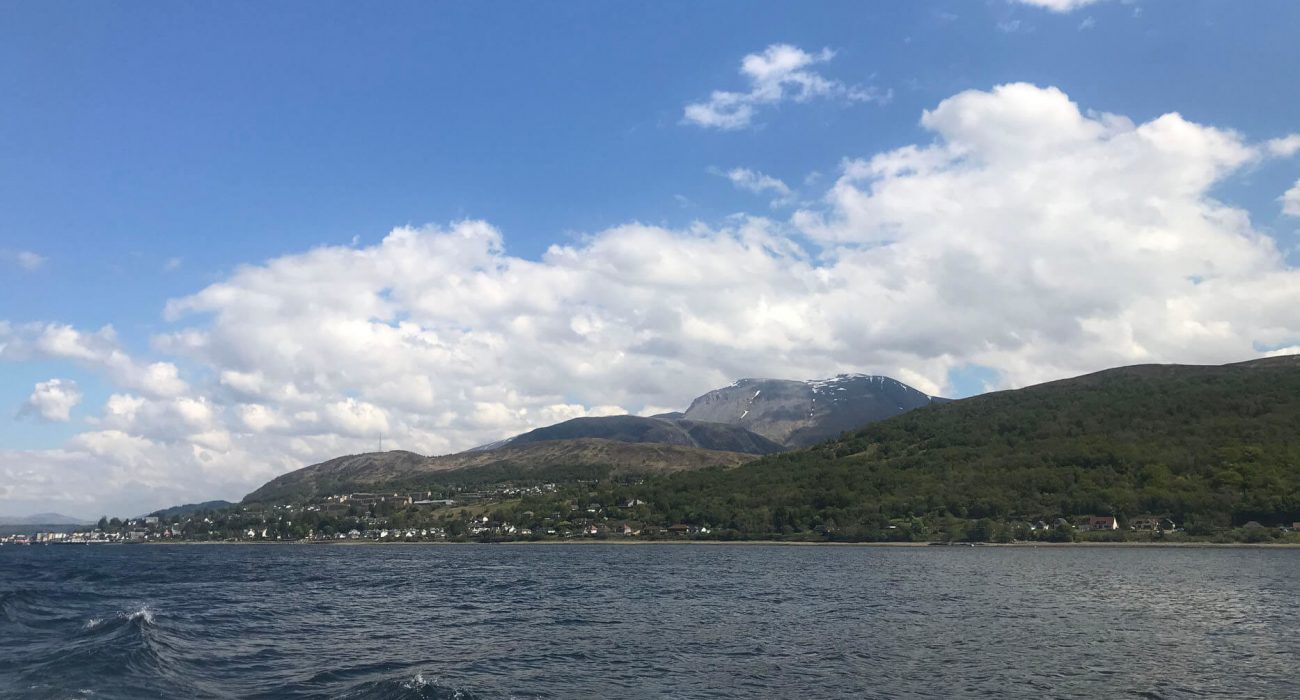 View of Ben Nevis from Loch Linnhe